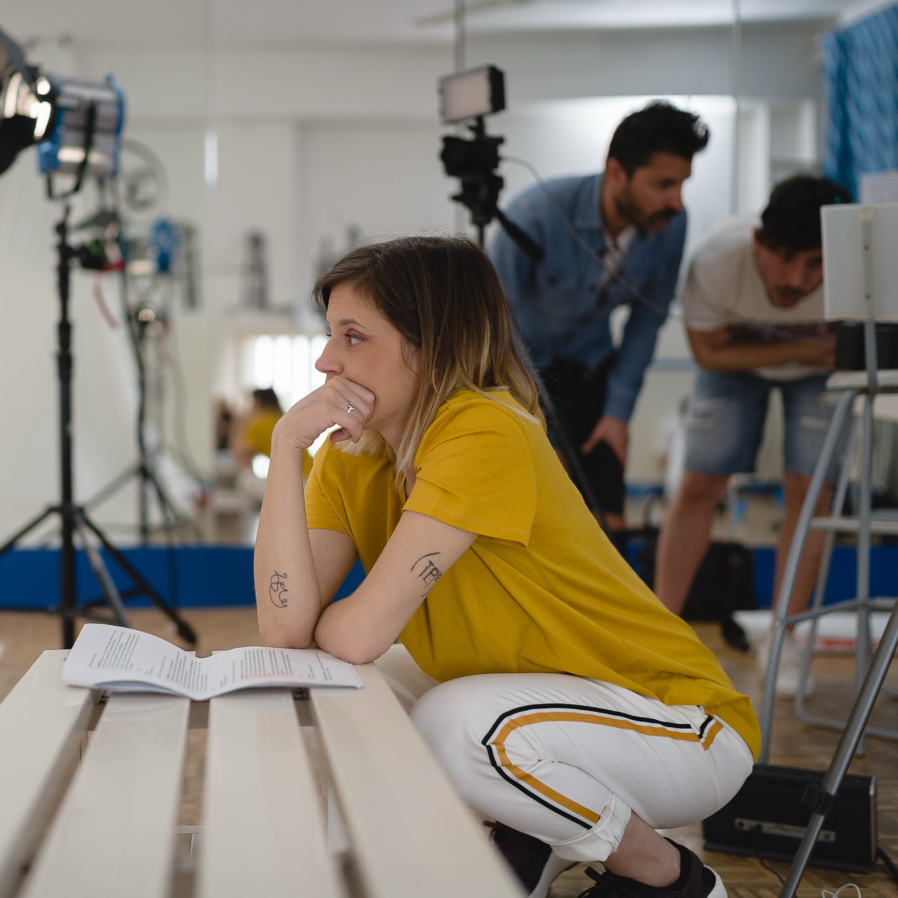 Behind the camera